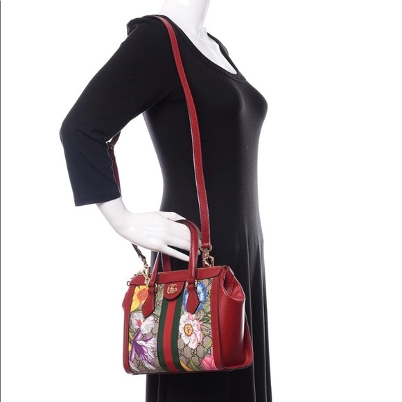 ❤️❤️sold❤️❤️Gucci GG ophidia flora crossbody 2-way bag - Picture 13 of 13
